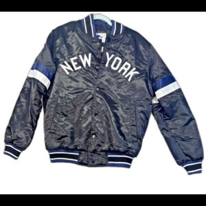 90's Vintage NY Yankees Starter Bomber Varsity Jacket Small NWOT Unisex